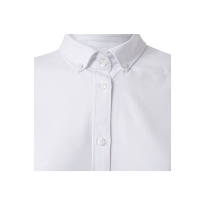 VL PRITHVI WOMEN. Camisa Oxford (180 g/m²) para mulher em algodão (50), poliéster (45) e elastano (5)