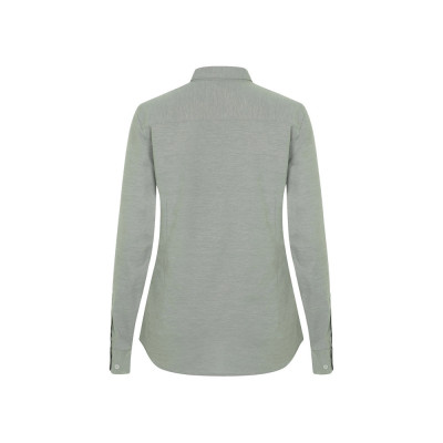 VL PRITHVI WOMEN. Camisa Oxford (180 g/m²) para mulher em algodão (50), poliéster (45) e elastano (5)
