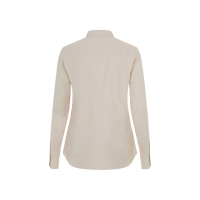 VL PRITHVI WOMEN. Camisa Oxford (180 g/m²) para mulher em algodão (50), poliéster (45) e elastano (5)