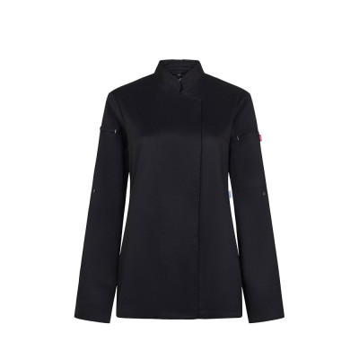 VL THOTH. Women's kitchen jacket (190 g/m²) made from cotton (35) and recycled polyester (65)