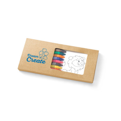 JAGUAR. Colouring set supplied in a Kraft paper box