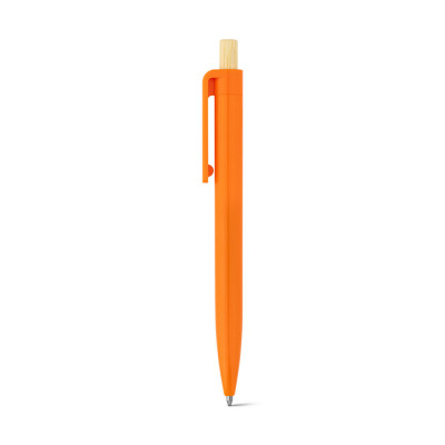 ZARA. Recycled ABS (100 rABS) ballpoint pen with bamboo button