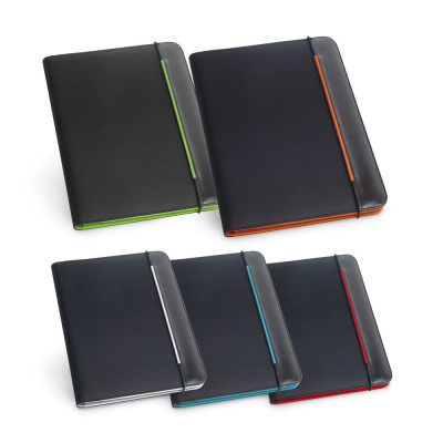 FITZGERALD. A4 folder in PU and 800D with lined pages