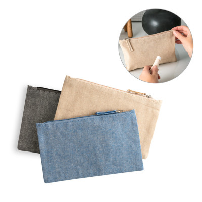 MILLIE. Multifunction bag in recycled cotton (70) and polyester (30 rPET) (140 g/m²)
