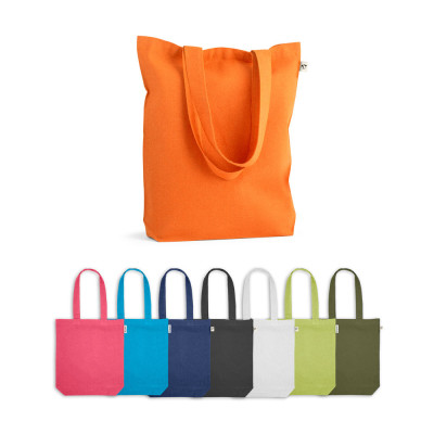 MERIDA. Saco (220 g/m²) em algodão (50), algodão reciclado (30) e poliéster (20 rPET)