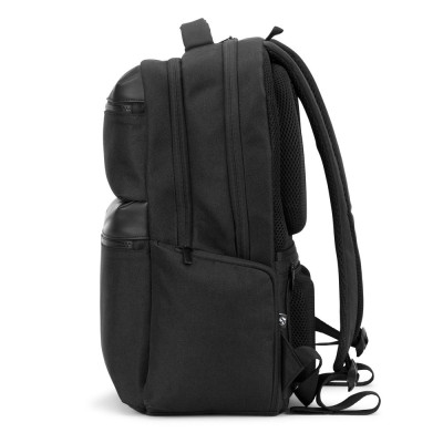 COPENHAGEN. Mochila em twill reciclado repelente à água com dois bolsos frontais de grande dimensão 17'3