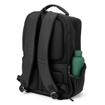 COPENHAGEN. Mochila em twill reciclado repelente à água com dois bolsos frontais de grande dimensão 17'3