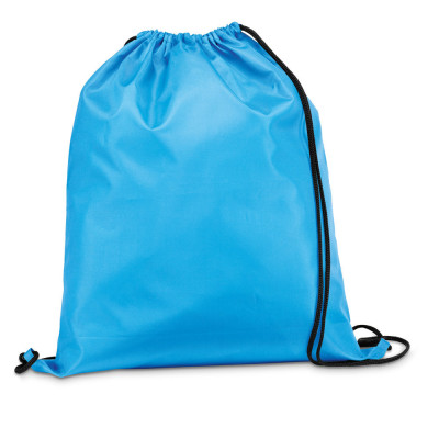 CARNABY. Saco tipo mochila em 210D com cordões em preto