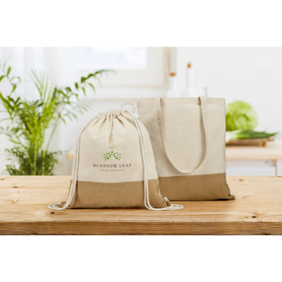 SABLON. Saco tipo mochila 100 algodão (160 g/m²)