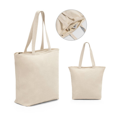 HACKNEY. Saco 100 algodão com fecho (280 g/m²)