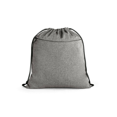 CHANCERY. Drawstring bag in recycled cotton (70), polyester (30 rPET) (140 g/m²)