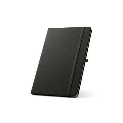ANNE. A5 notebook in recycled polyester (100 rPET) with lined pages