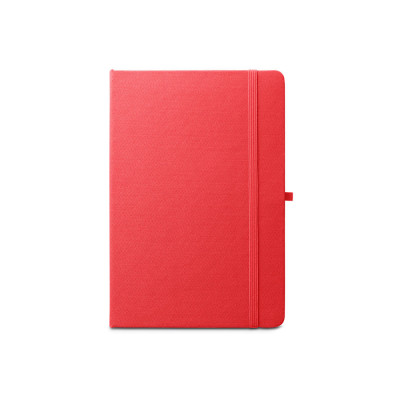 ANNE. A5 notebook in recycled polyester (100 rPET) with lined pages