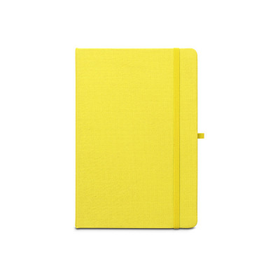 ANNE. A5 notebook in recycled polyester (100 rPET) with lined pages