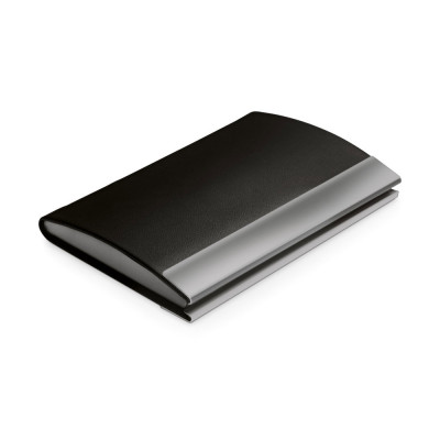 SANDLER. Porta-cartões em metal e PU