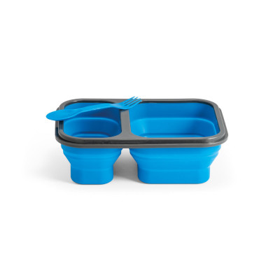 DILL. Lancheira. Caixa hermética retrátil em silicone e PP (480 e 760 mL)