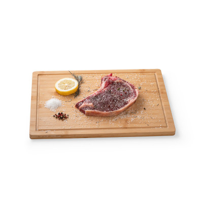 MARJORAM. Bamboo cutting board