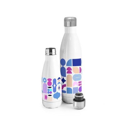 AMORTI S. Garrafa para sublimação em aço inoxidável 380 mL