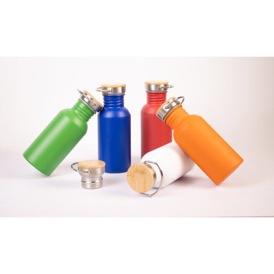 EWING. Garrafa em aço inoxidável (90 reciclado) com parede simples