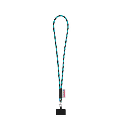 GOSPORT. SET Lanyard TUBE Long (Ø 7 mm) com mosquetão de gatilho 9 mm e suporte para telemóvel