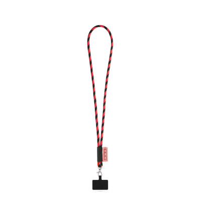 GOSPORT. SET Lanyard TUBE Long (Ø 7 mm) com mosquetão de gatilho 9 mm e suporte para telemóvel