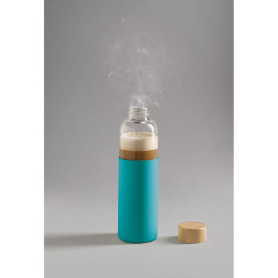 DAKAR. Garrafa em vidro borossilicato e bambu 600 mL