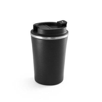 PHELPS. Copo de viagem em aço inoxidável e PP 470 mL