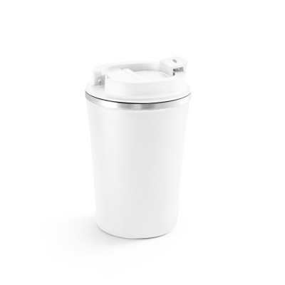 PHELPS. Copo de viagem em aço inoxidável e PP 470 mL