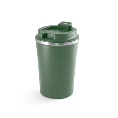 PHELPS. Copo de viagem em aço inoxidável e PP 470 mL