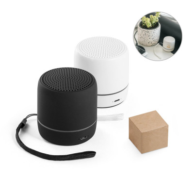 TURING. Portable 3W speaker with 4 hours of battery life on recycled ABS (100 rABS)