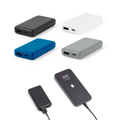 SHERYL. Power bank 4'000 mAh em ABS reciclado (100 rABS)