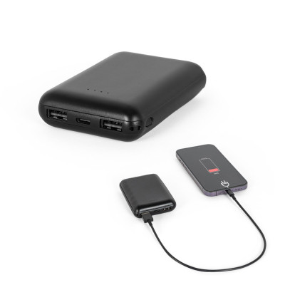 LEAKEY 8. Power bank 8'000 mAh em ABS reciclado (100 rABS)