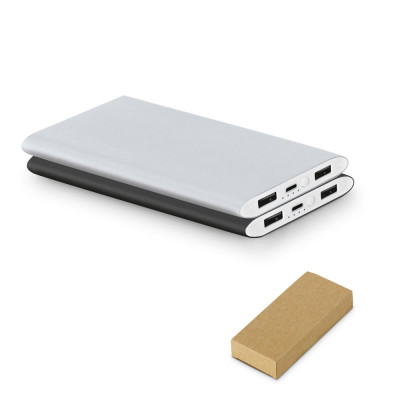 NOBEL. Power bank 7.200 mAh in recycled aluminium (100 rAL)
