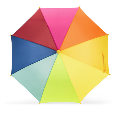 OLIVIA. Guarda-chuva colorido para criança de 19 em poliéster 190T