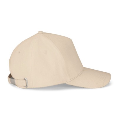 ASHTON. Boné 100 algodão (260 g/m²) com 5 painéis